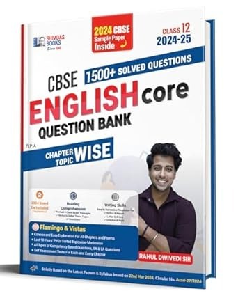 Shivdas ENGLISH CORE Chapterwise Previous 10 Years Solved Papers Question Bank with MCQs for 2025 Board Exam - Class 12 CBSE