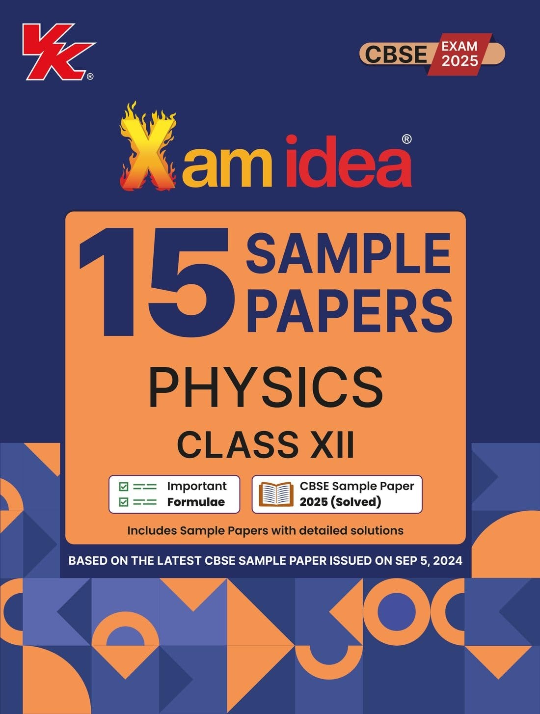 Xam Idea 15 Sample Papers PHYSICS - Class 12 (For 2025 Exam) CBSE