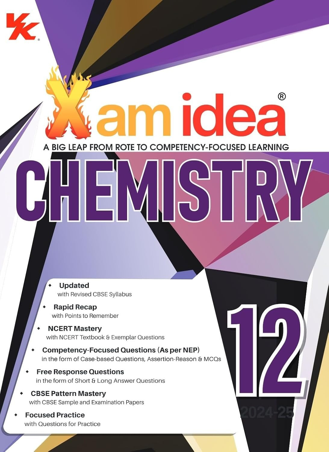 Xam idea CHEMISTRY Class 12 Book | CBSE Board | Chapterwise Question Bank | Based on Revised CBSE Syllabus | NCERT Questions Included | 2024-25 Exam