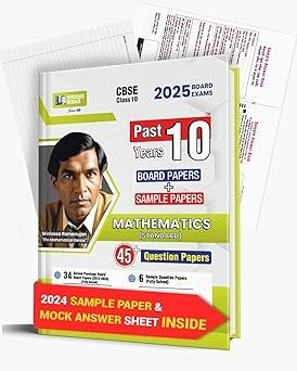 Shivdas MATHEMATICS Past 10 Years Solved Papers (2015-2024) Fully Solved 10+ CBSE Sample Papers - Class 10 CBSE