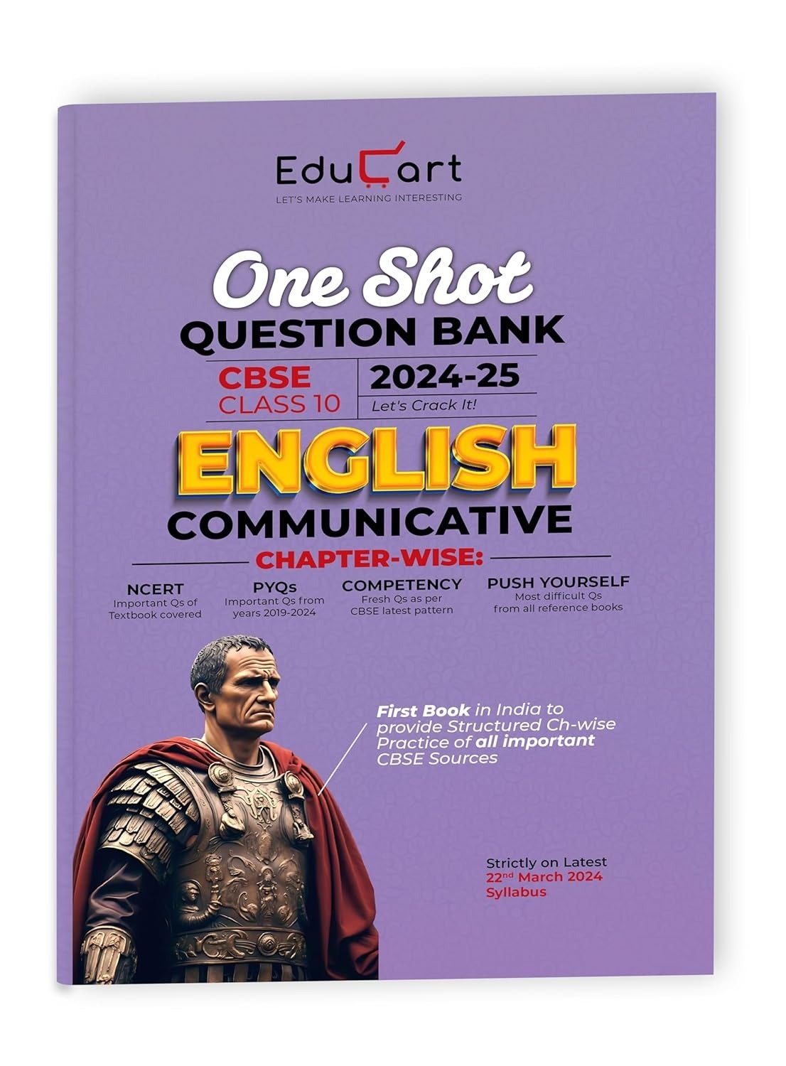 Educart ENGLISH Communicative One Shot Question Bank (for 2025 Exam) - Class 10