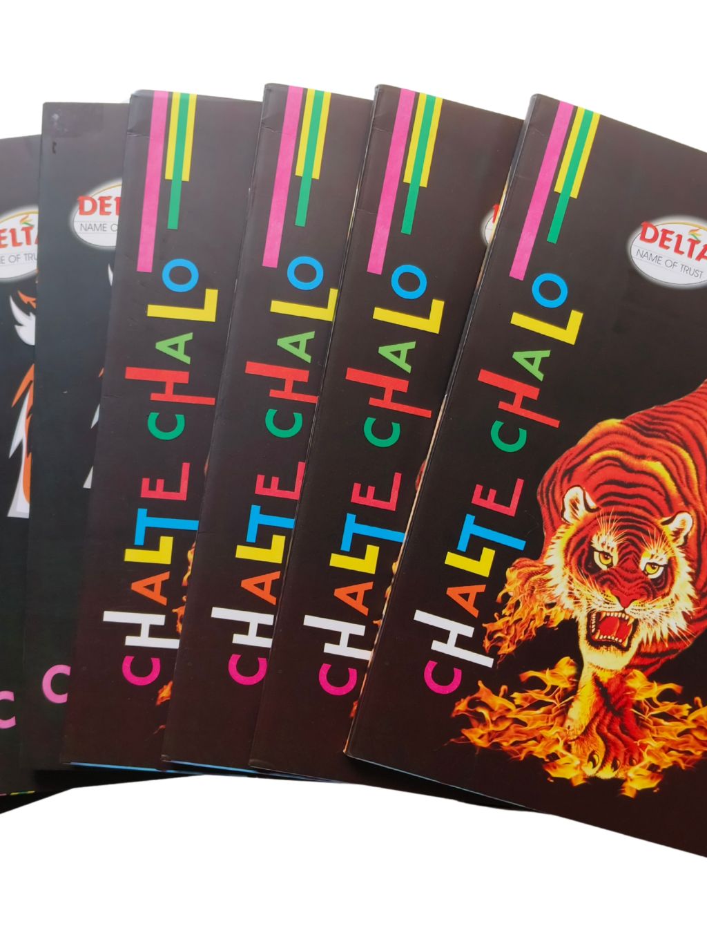 Delta Long Size Register - 180 Pages | Single Line | A4 - 29.7cm X 21.0cm | Pack Of 8 Notebooks | Long Size Ruled Notebooks for School Students