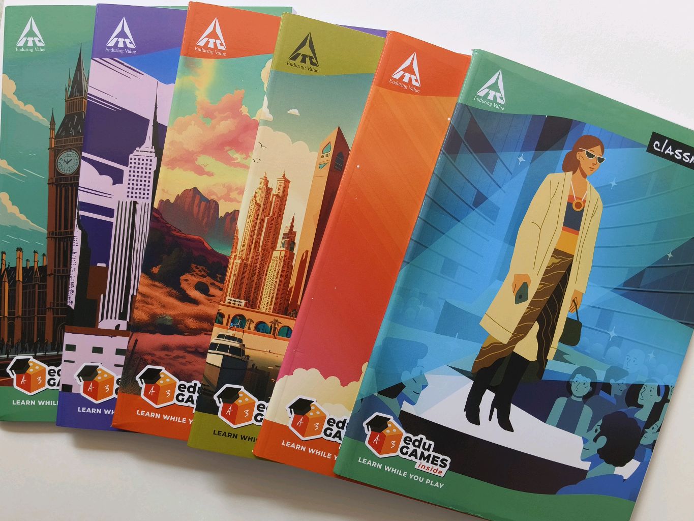 Classmate Long Size Register - 196 Pages | Single Line | A4 - 29.7cm X 21.0cm | Pack Of 6 Notebooks | Long Size Ruled Notebooks for School Students