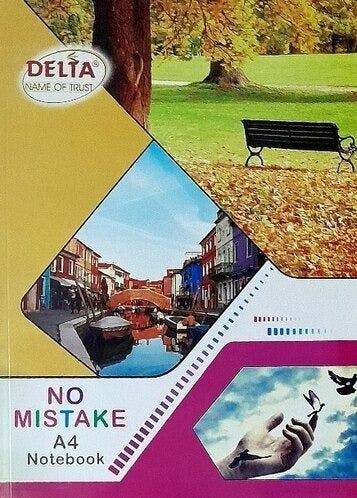 Delta Register A4 Size, 256 Pages (Pack of 2)