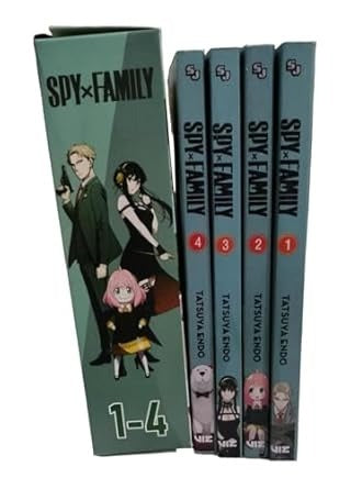 Spy X Family Volumes 1 - 4 Books Set Collection Set By Tatsuya Endo Manga Spy x Family, Vol. 1 to 4 (Spy x Family Volume 1-4 BOX SET)