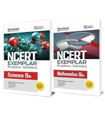 Arihant NCERT Exemplar Science & Maths [Set of 2 Books]| Fully updated as per the latest rationalized NCERT Class - 9.     CBSE