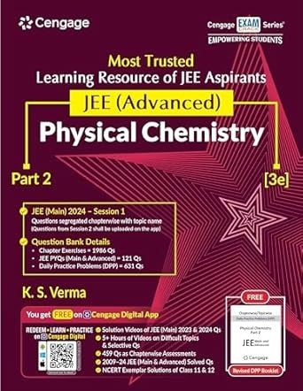 JEE Advanced Physical Chemistry: Part 2 with Free Online Assessments and Digital Content (Concept videos and Solution videos) - For 2025 Exams