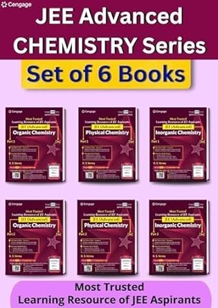 Chemistry Combo for JEE Advanced: Physical Chemistry (1 & 2) + Organic Chemistry (1 & 2) + Inorganic Chemistry (1 & 2) Set of 6 Books with Free Online Assessments & Digital Content (Concept videos and Solution videos) - For 2025 Exams