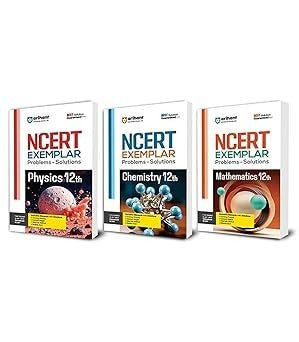 Arihant NCERT Exemplar Physics, Chemistry, and Mathematics | Fully updated as per the latest rationalized NCERT [Set of 3 Books] Class - 12.     CBSE