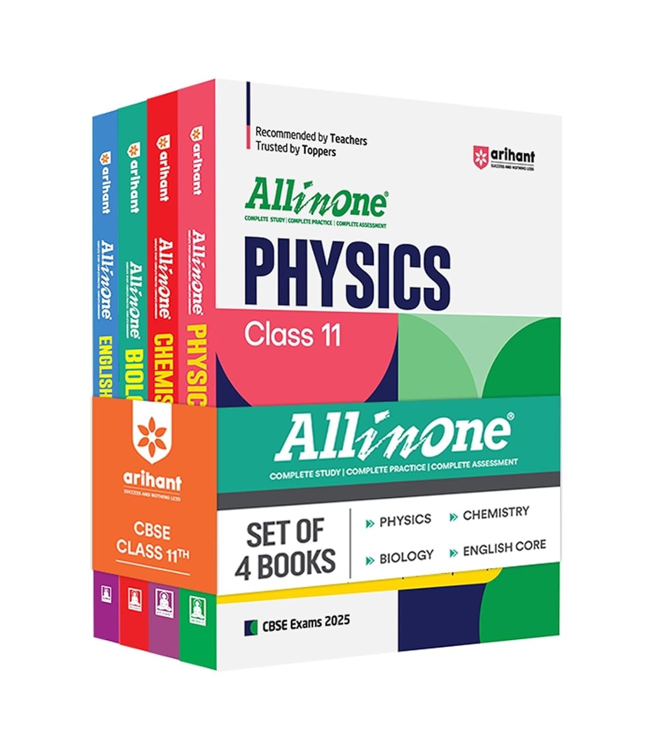 All In One (PHYSICS, CHEMISTRY, BIOLOGY, ENGLISH) Based On Latest NCERT Syllabus [2024-25] - Class 11  (Set of 4 Books)