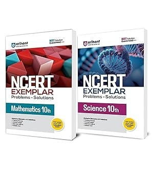 Arihant NCERT Exemplar Science & Maths [Set of 2 Books] | Fully updated as per the latest rationalized NCERT Class - 10      CBSE