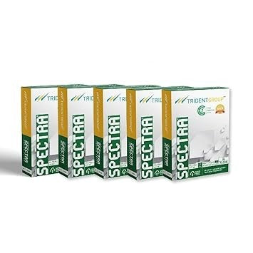 Trident Spectra Spectra -75 GSM Copier Paper, A4 Size, 500 Sheets ( 5 Reams )