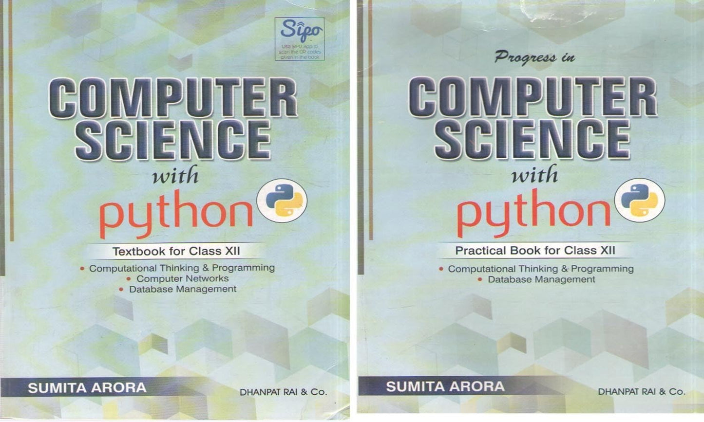 Computer Science with Python [Set of 2 Books] - Class 12    CBSE [Session 2025-26]