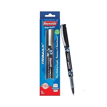 Reynolds TRIMAX RollerBall Pen SET - 1 PEN (BLUE) | 0.5 mm TIP SIZE