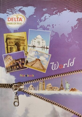 Delta Register A4 Size, 160 Pages (Fair Pages) - 5 Variants