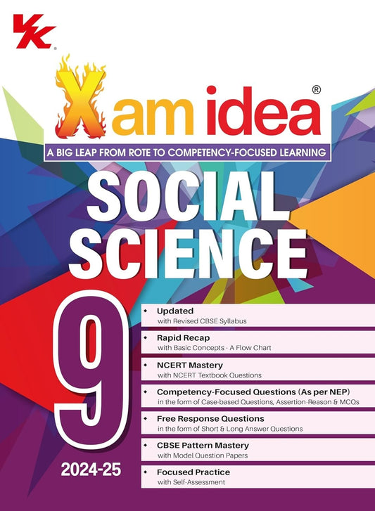 Xam Idea SOCIAL SCIENCE - Chapterwise Question Bank - NCERT Questions Included [2024-25] - Class 9