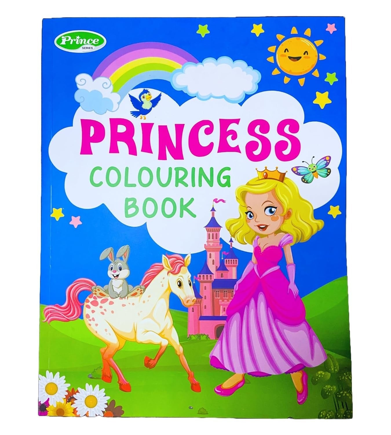 Princess Colouring Book For Kids (68 Pages)