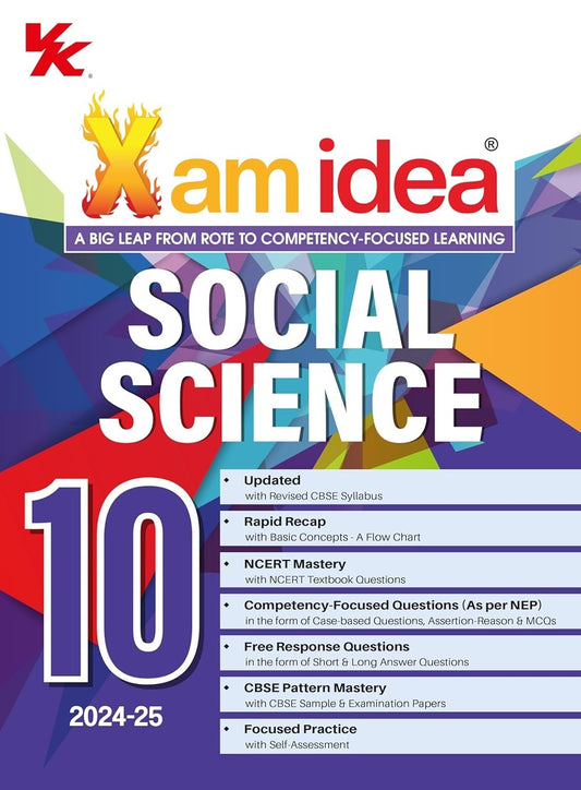 Xam Idea SOCIAL SCIENCE - Chapterwise Question Bank - NCERT Questions Included - Class 10
