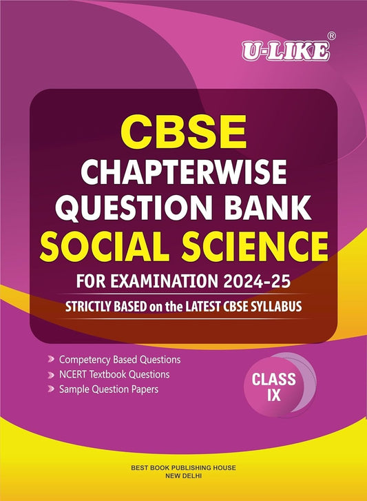 Ulike Social Science - Question Bank Sample Papers [2024 - 25] - Class 9