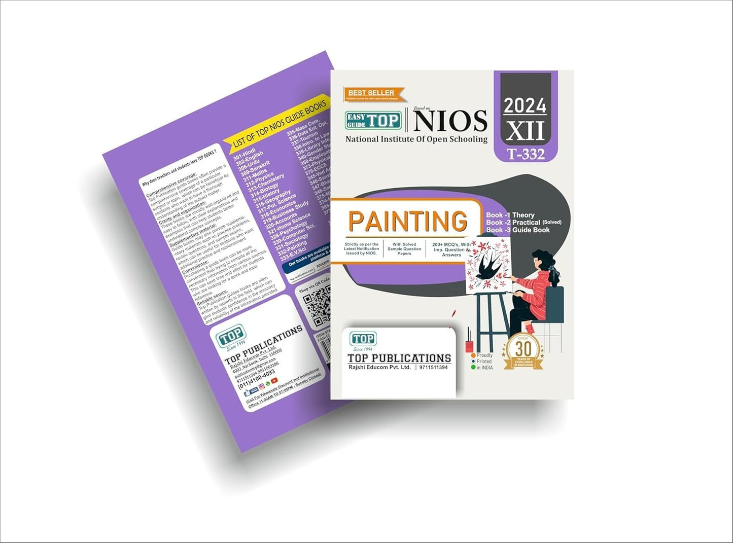 TOP NIOS Painting (T-322) Guide - Class 12 [2024 -25 Edition]