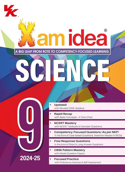 Xam Idea SCIENCE - Chapterwise Question Bank - NCERT Questions Included [2024-25] - Class 9