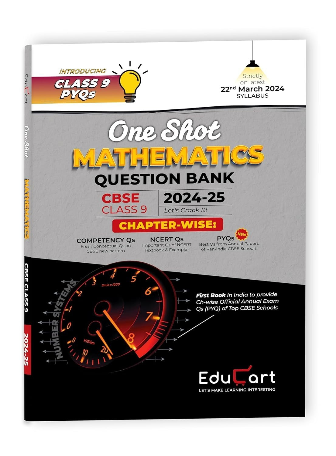 Educart MATHEMATICS One Shot Question Bank (for 2025 Exam) -  Class 9