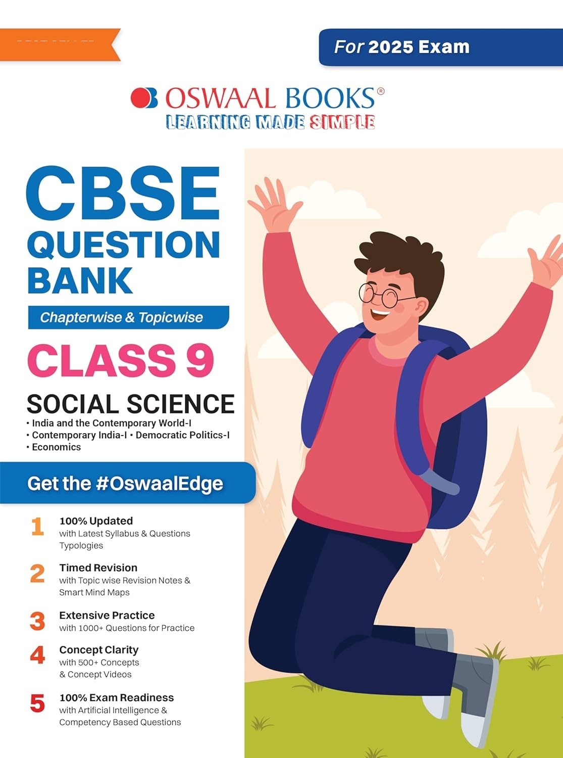 Oswaal SOCIAL SCIENCE - Question Bank, Chapterwise & Topicwise Solved papers [2024-25] - Class 9