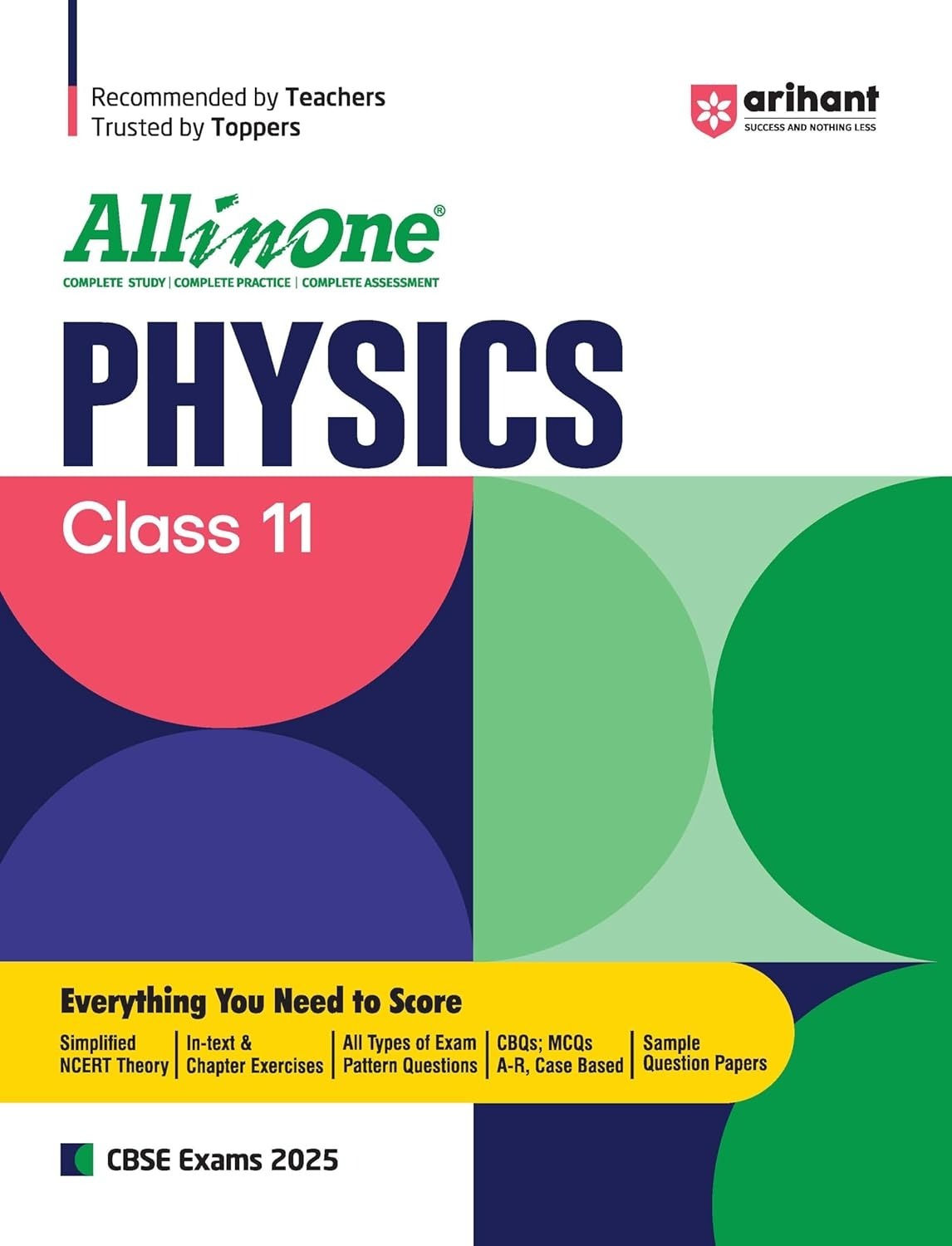 All In One PHYSICS Based On Latest NCERT Syllabus | Mind map in each chapter | Clear & Concise Theory | Intext & Chapter Exercises | Sample Question Papers [2024-25] - Class 11