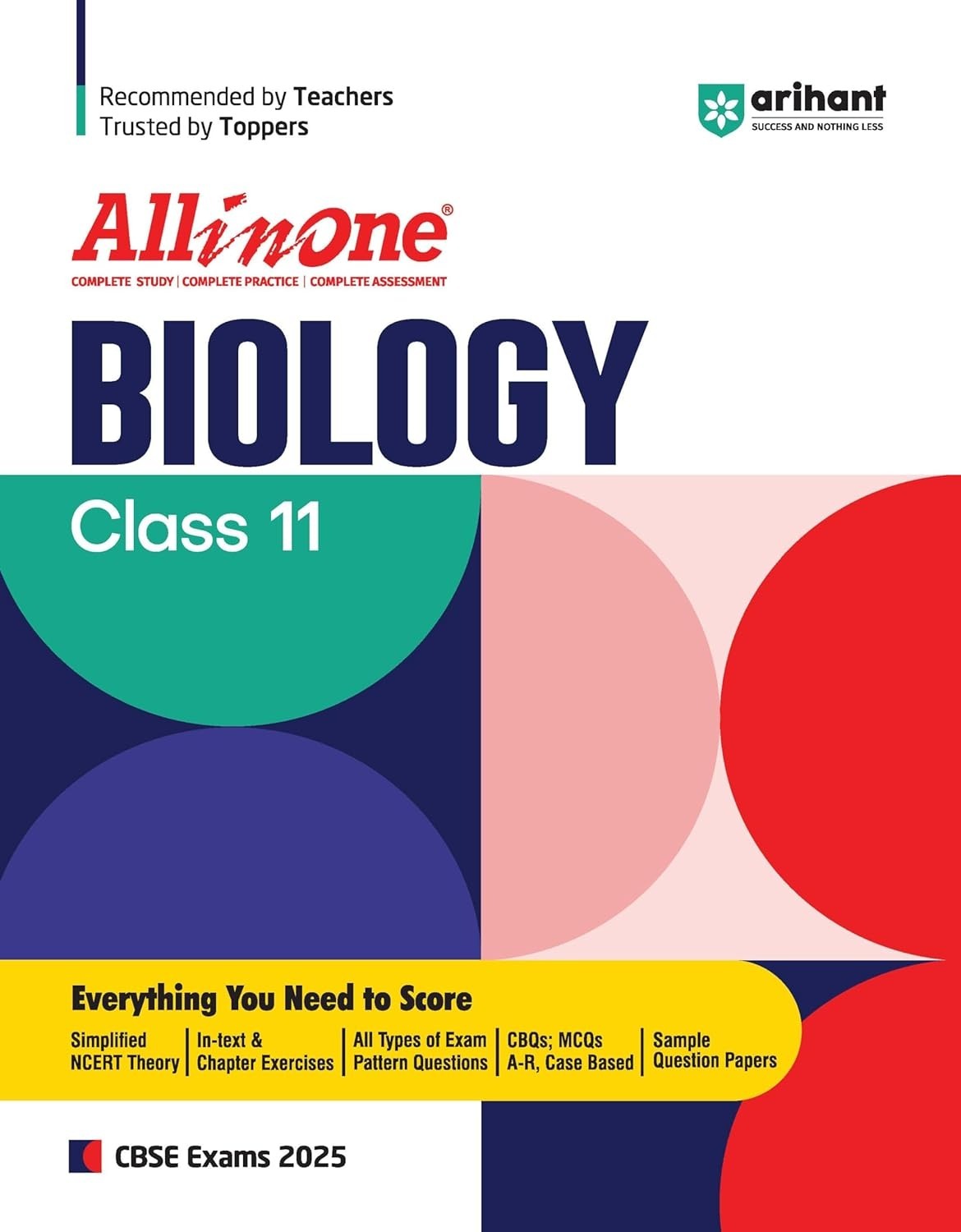 All In One BIOLOGY Based On Latest NCERT Syllabus | Mind map in each chapter | Clear & Concise Theory | Intext & Chapter Exercises | Sample Question Papers [2024-25] - Class 11