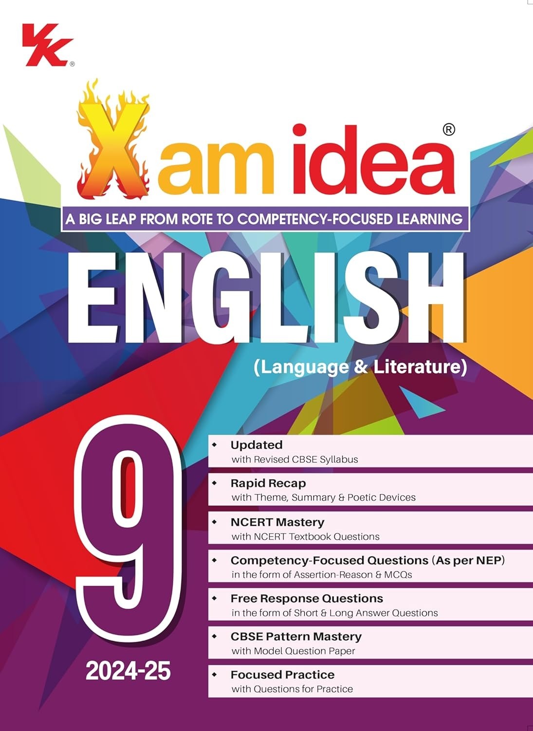 Xam Idea ENGLISH (Language &Literarure) - Chapterwise Question Bank - NCERT Questions Included [2024-25] - Class 9