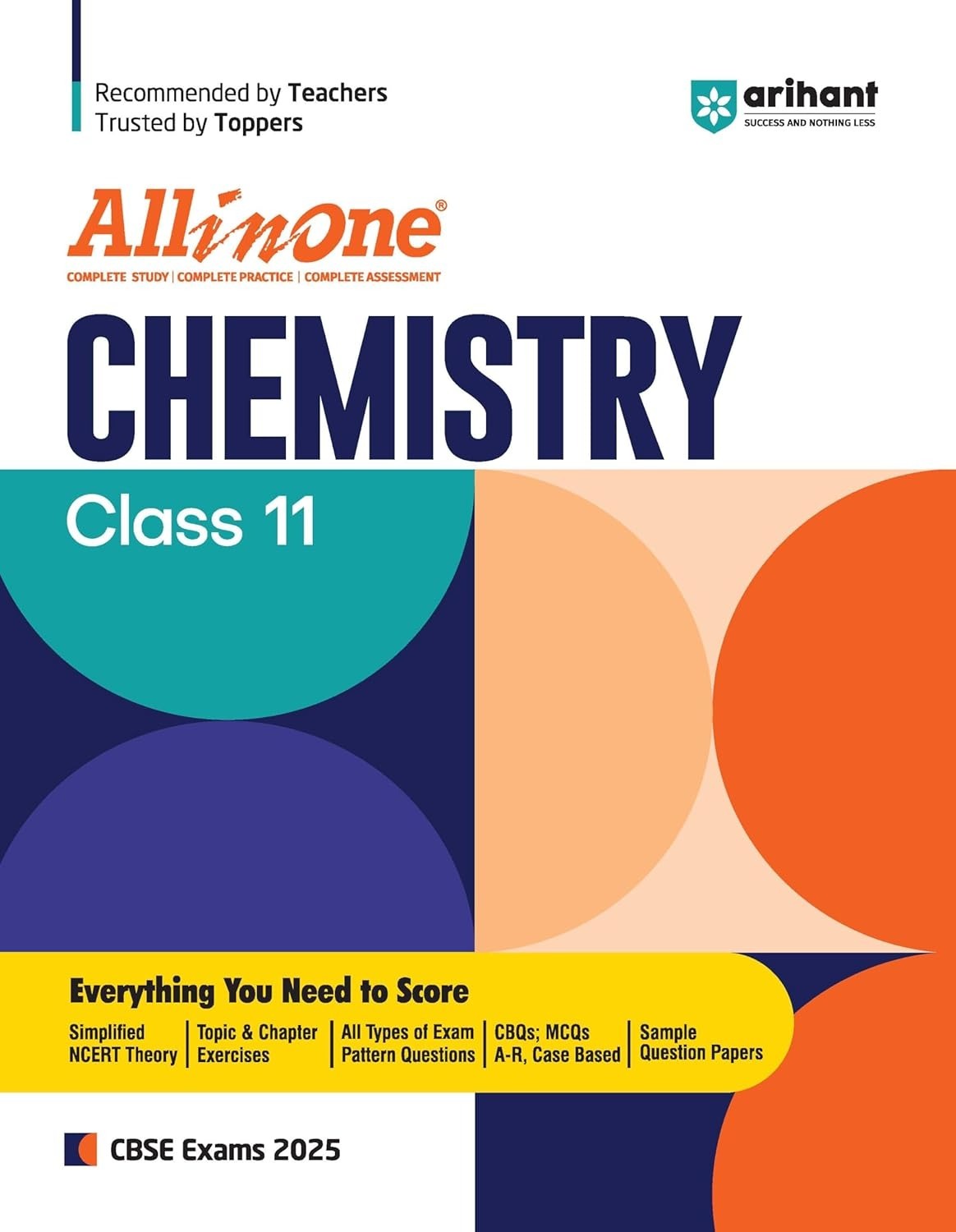 All In One CHEMISTRY Based On Latest NCERT Syllabus | Mind map in each chapter | Clear & Concise Theory | Intext & Chapter Exercises | Sample Question Papers [2024-25] - Class 11