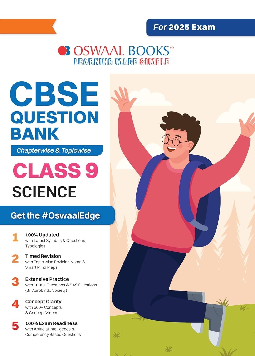 Oswaal SCIENCE - Question Bank, Chapterwise & Topicwise Solved papers [2024-25] - Class 9