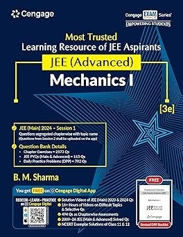 JEE Advanced Mechanics I with Free Online Assessments and Digital Content (Concept videos and Solution videos) - For 2025 Exams