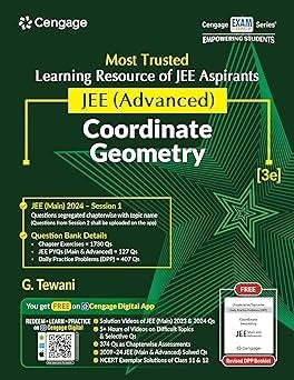 JEE Advanced Coordinate Geometry with Free Online Assessments and Digital Content (Concept videos and Solution videos) - For 2025 Exams