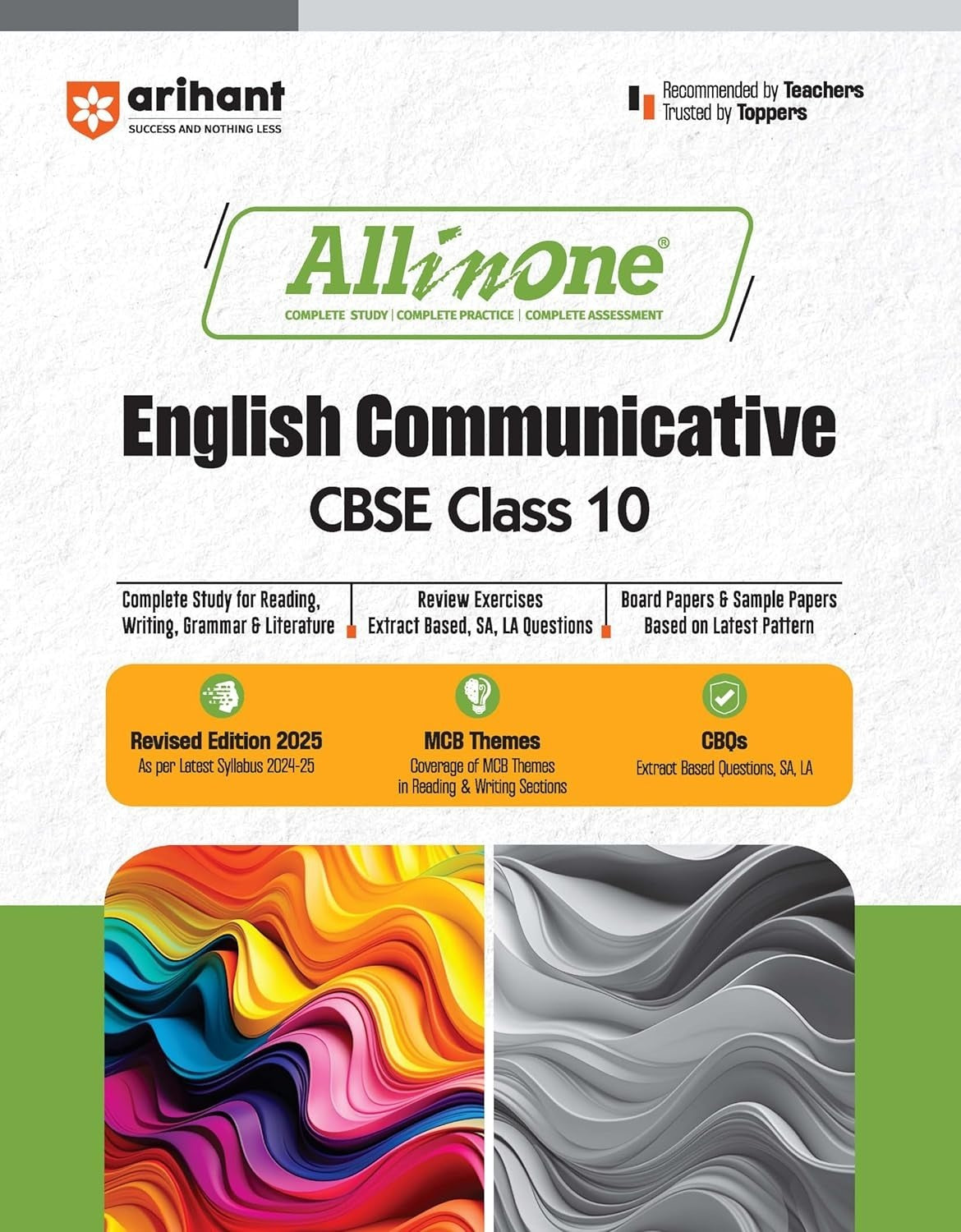 All In One - English Communicative | Mind map in each chapter | Clear & Concise Theory | Intext & Chapter Exercises | Sample Question Papers [2024-25] - Class 10