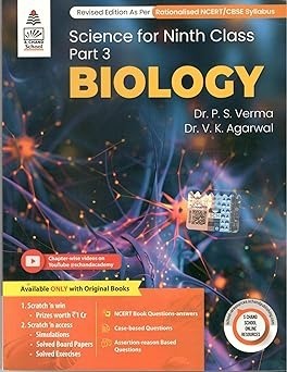 Lakhmir Singh - Biology (Science) For Class - 9.        [Session 2025-26] CBSE