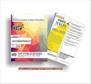 TOP NIOS Accountancy Guide T-320 - Class 12 [2024 -25 Edition]