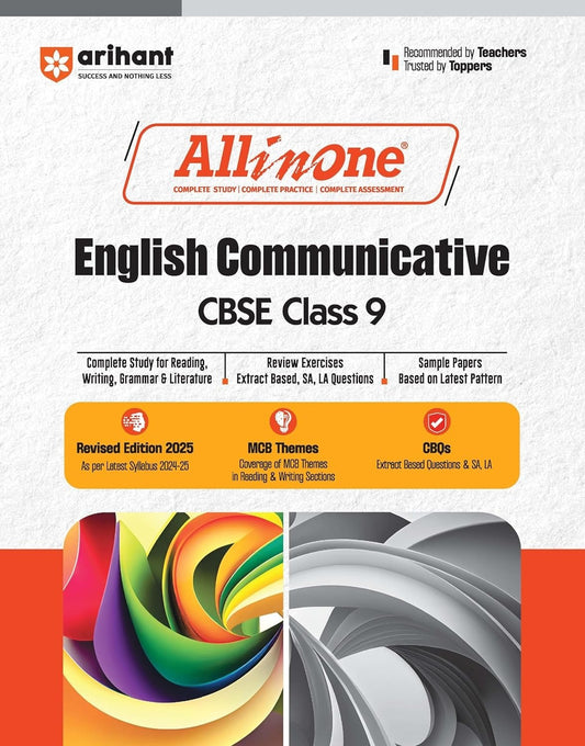 All In One - English Communicative | Mind map in each chapter | Clear & Concise Theory | Intext & Chapter Exercises | Sample Question Papers [2024-25] - Class 9