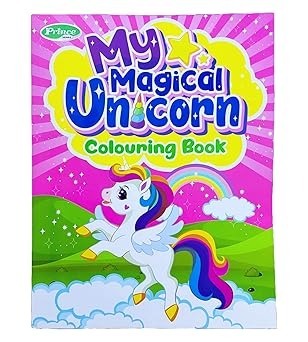 My Magical Unicorn Colouring Book for Kids (68 Pages)