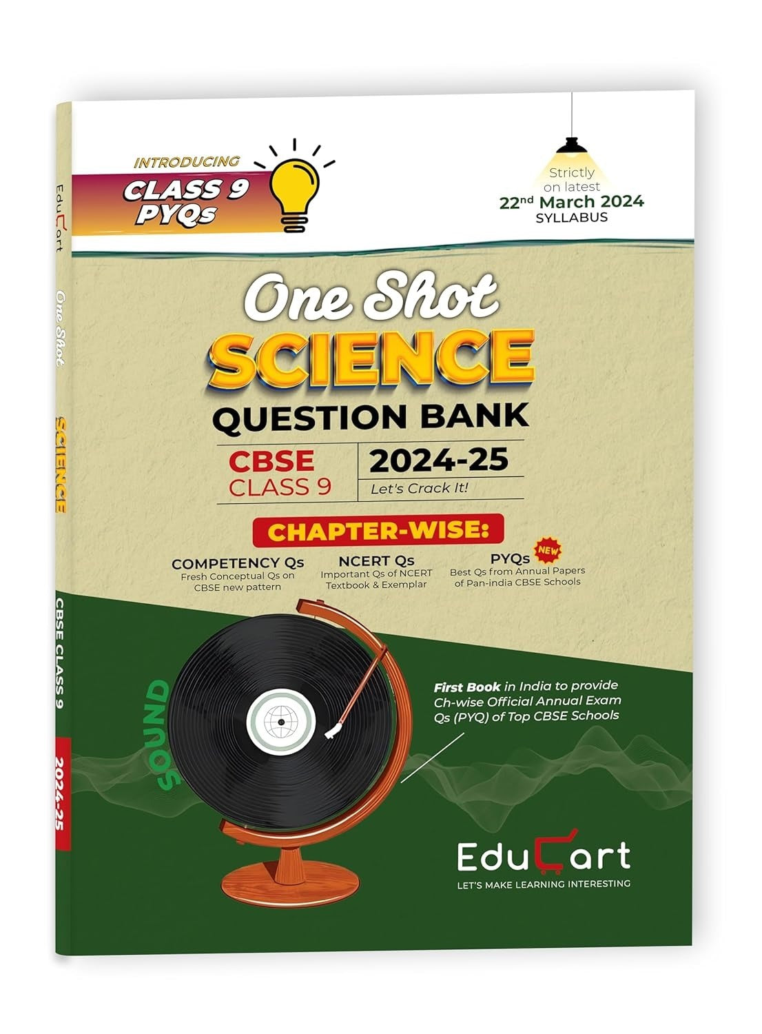 Educart SCIENCE One Shot Question Bank (for 2025 Exam) -  Class 9
