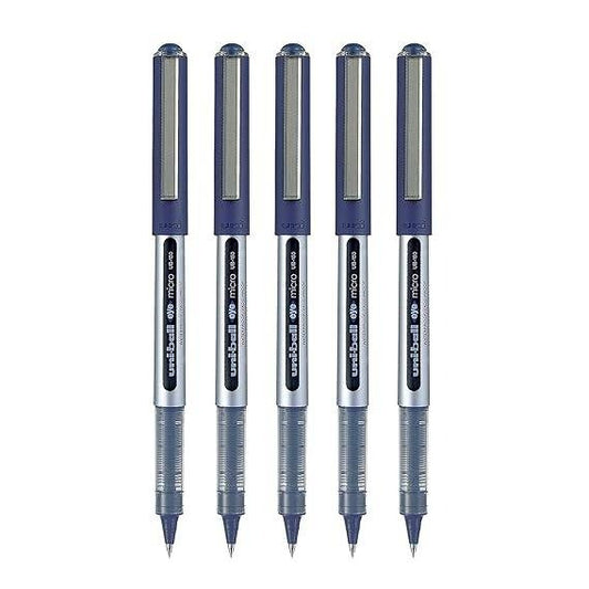 UNI-BALL Eye UB150 0.5mm Roller Ball Pen | Water & Fade Resistant | 3 Blue, 2 Black Pack of 5