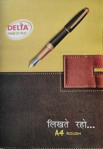 Delta Rough Register A4 Size, 400 Pages