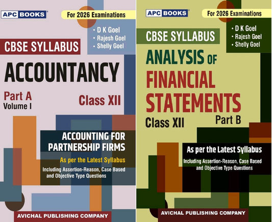 DK Goel - Partnership Firms and Financial Statements [Set of 2 Books]: Textbook for Accounts Class -12.      CBSE [2025-26 Session]